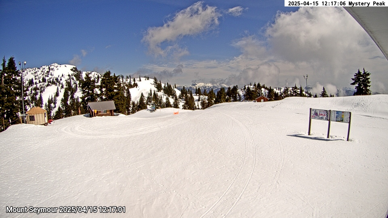 Webcam frame from Mount Seymour at 2025/04/15 12:00