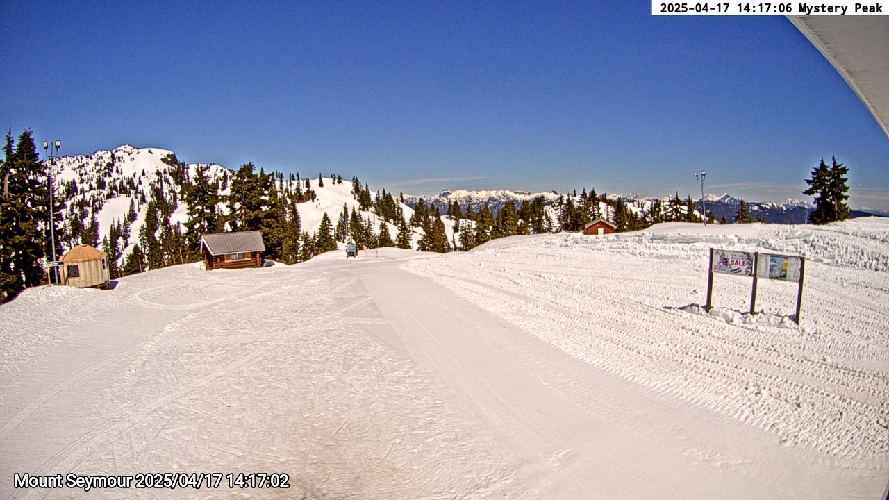 Webcam frame from Mount Seymour on 2025/04/17