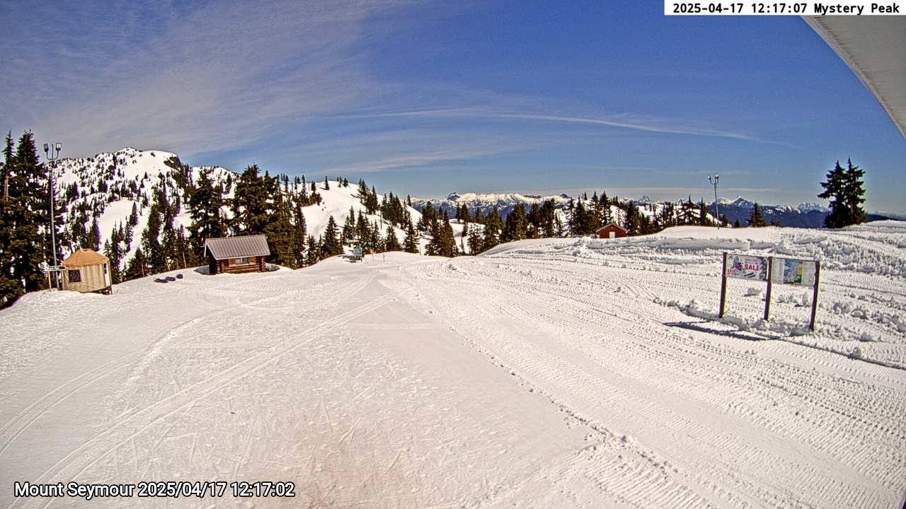 Webcam frame from Mount Seymour at 2025/04/17 12:00
