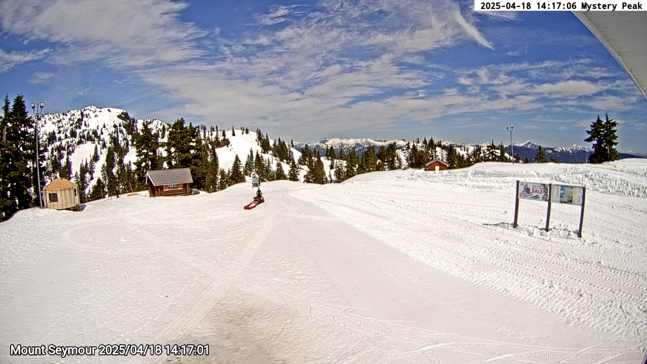Webcam frame from Mount Seymour on 2025/04/18