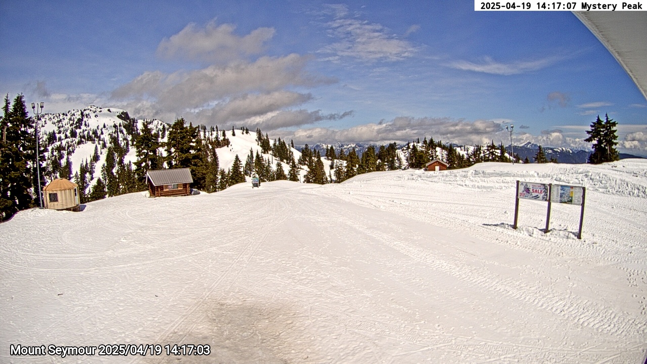 Webcam frame from Mount Seymour on 2025/04/19