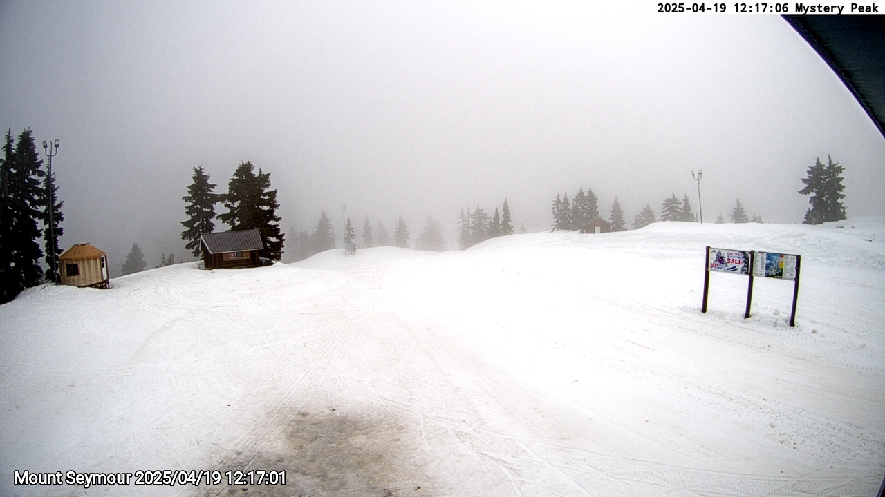 Webcam frame from Mount Seymour at 2025/04/19 12:00
