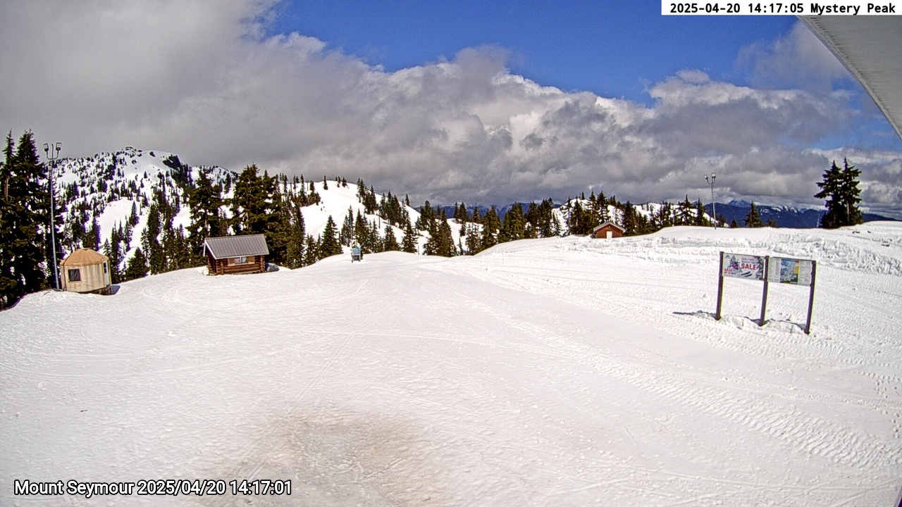 Webcam frame from Mount Seymour on 2025/04/20