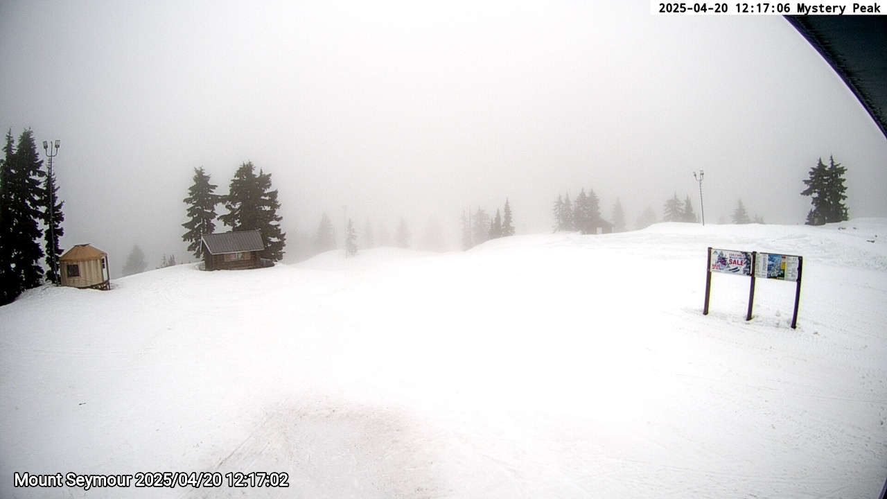Webcam frame from Mount Seymour at 2025/04/20 12:00