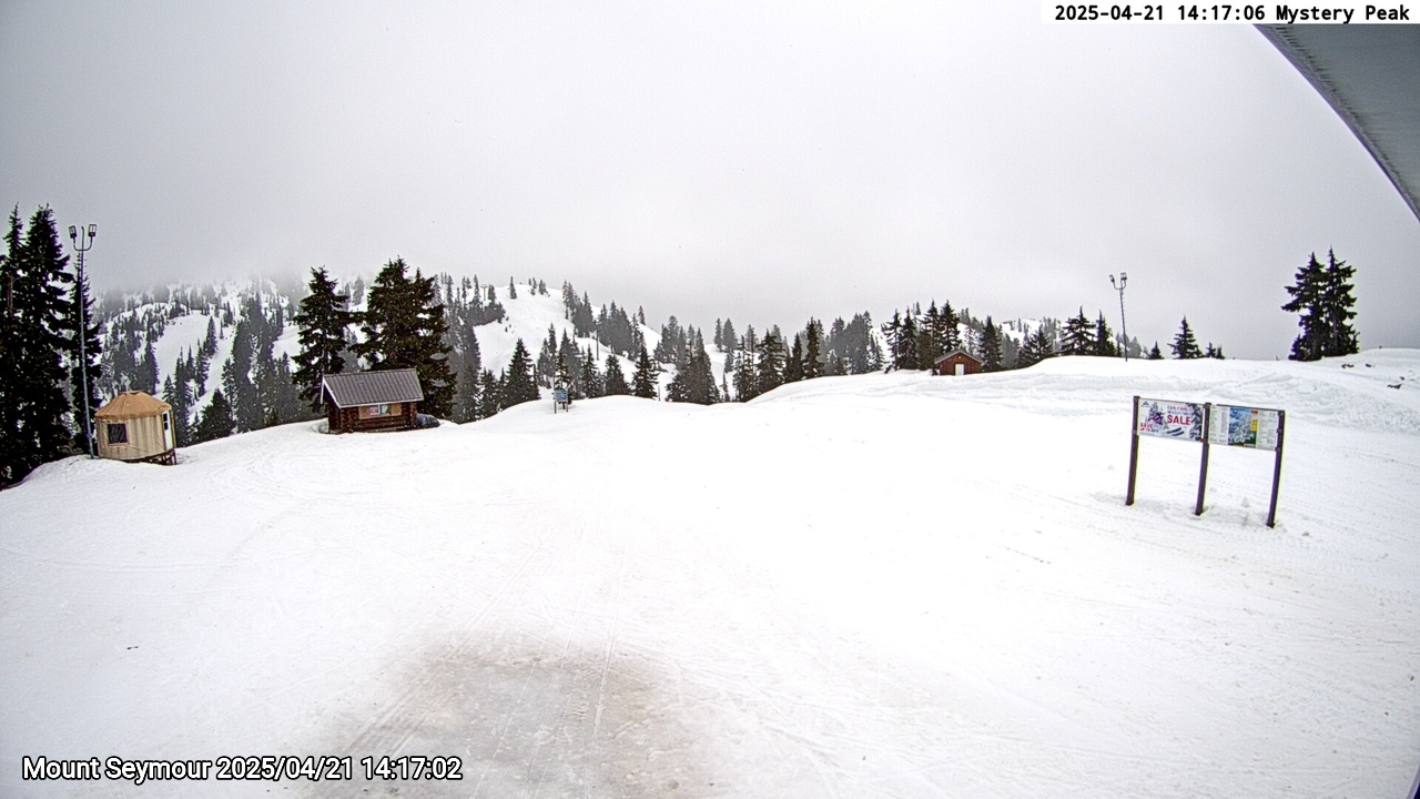 Webcam frame from Mount Seymour on 2025/04/21