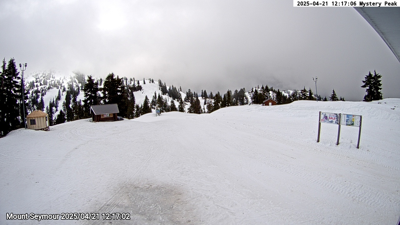 Webcam frame from Mount Seymour at 2025/04/21 12:00