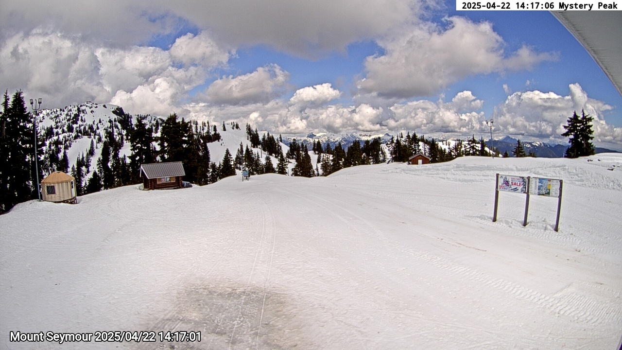 Webcam frame from Mount Seymour on 2025/04/22