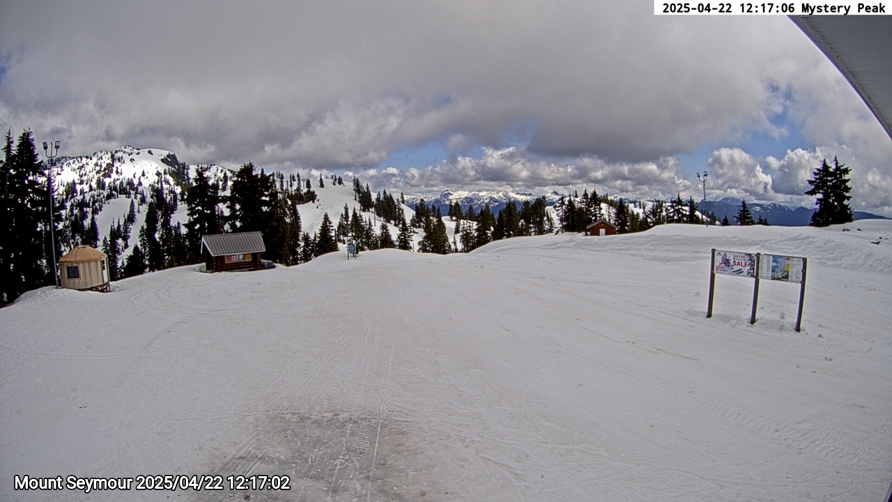 Webcam frame from Mount Seymour at 2025/04/22 12:00