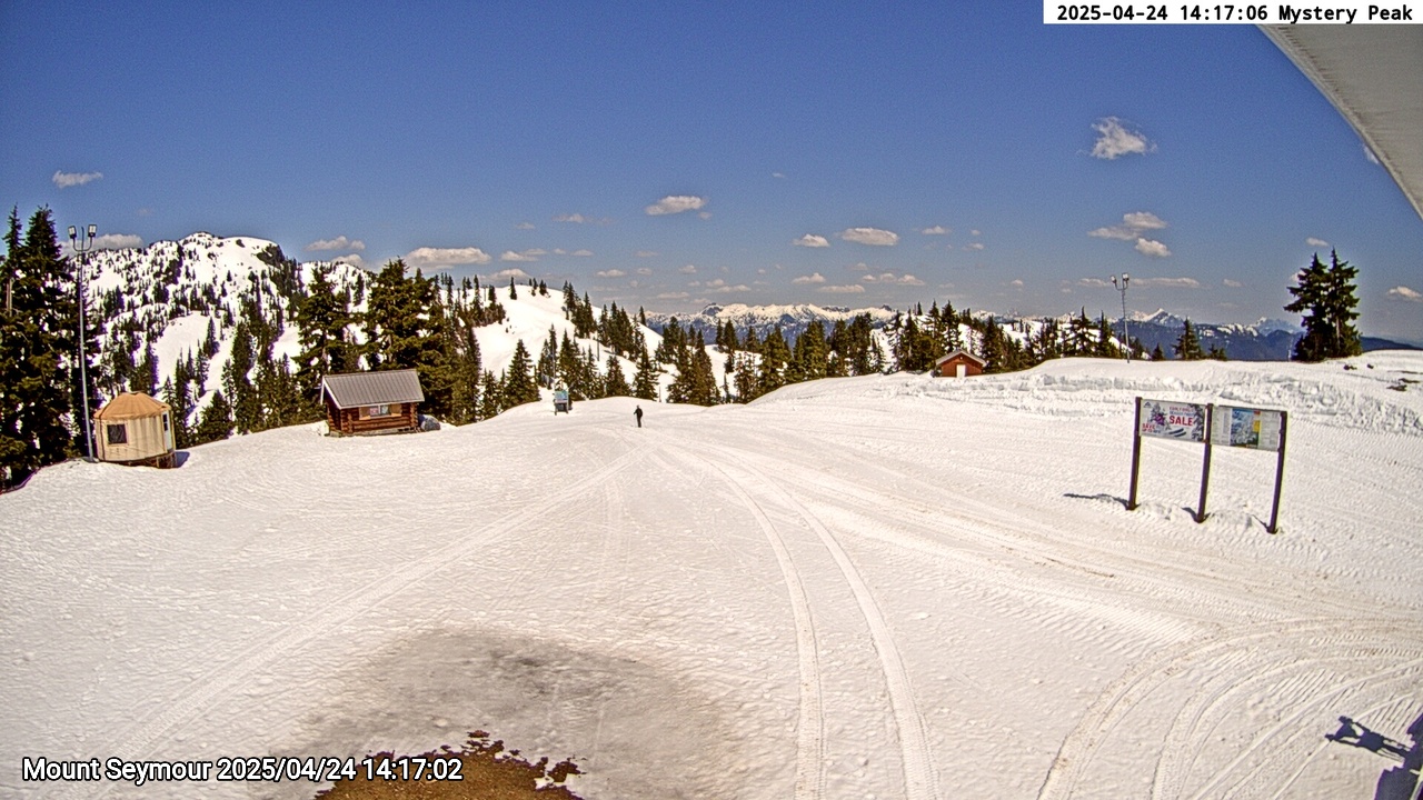 Webcam frame from Mount Seymour on 2025/04/24