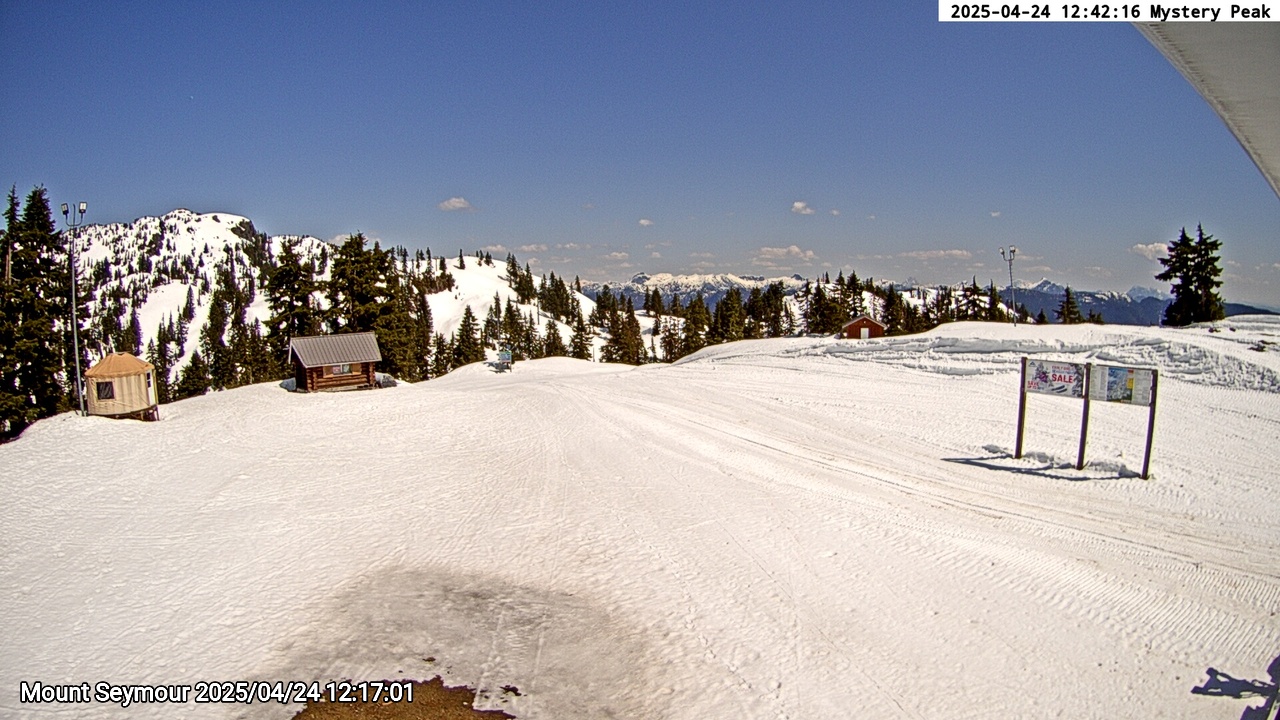 Webcam frame from Mount Seymour at 2025/04/24 12:00