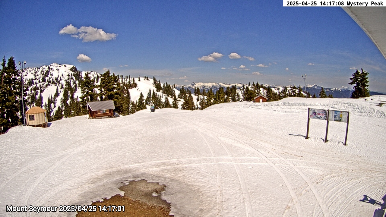 Webcam frame from Mount Seymour on 2025/04/25