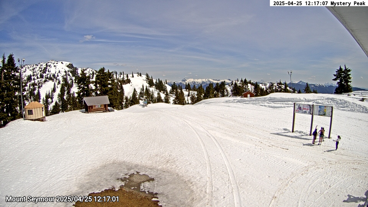 Webcam frame from Mount Seymour at 2025/04/25 12:00