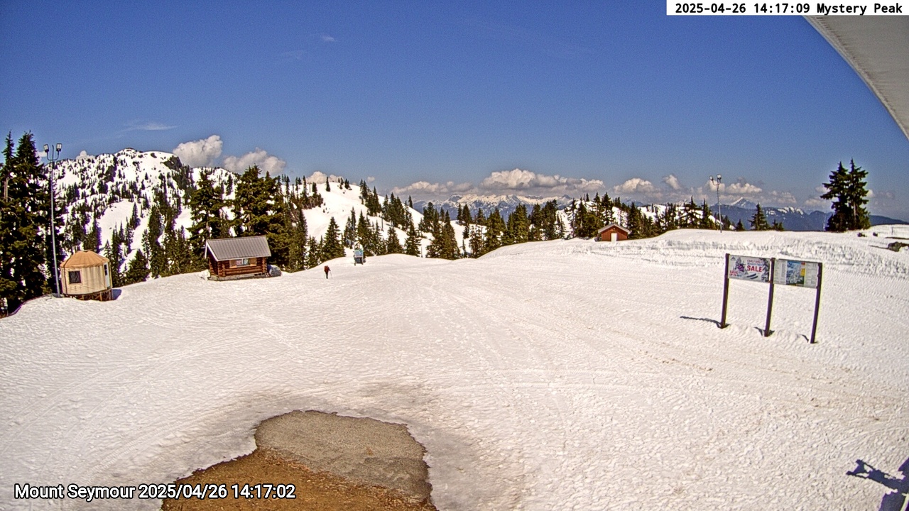 Webcam frame from Mount Seymour on 2025/04/26