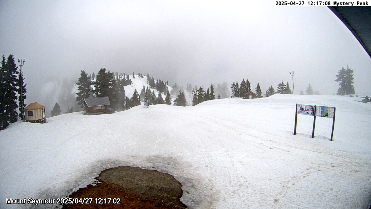 Webcam frame from Mount Seymour at 2025/04/27 12:00