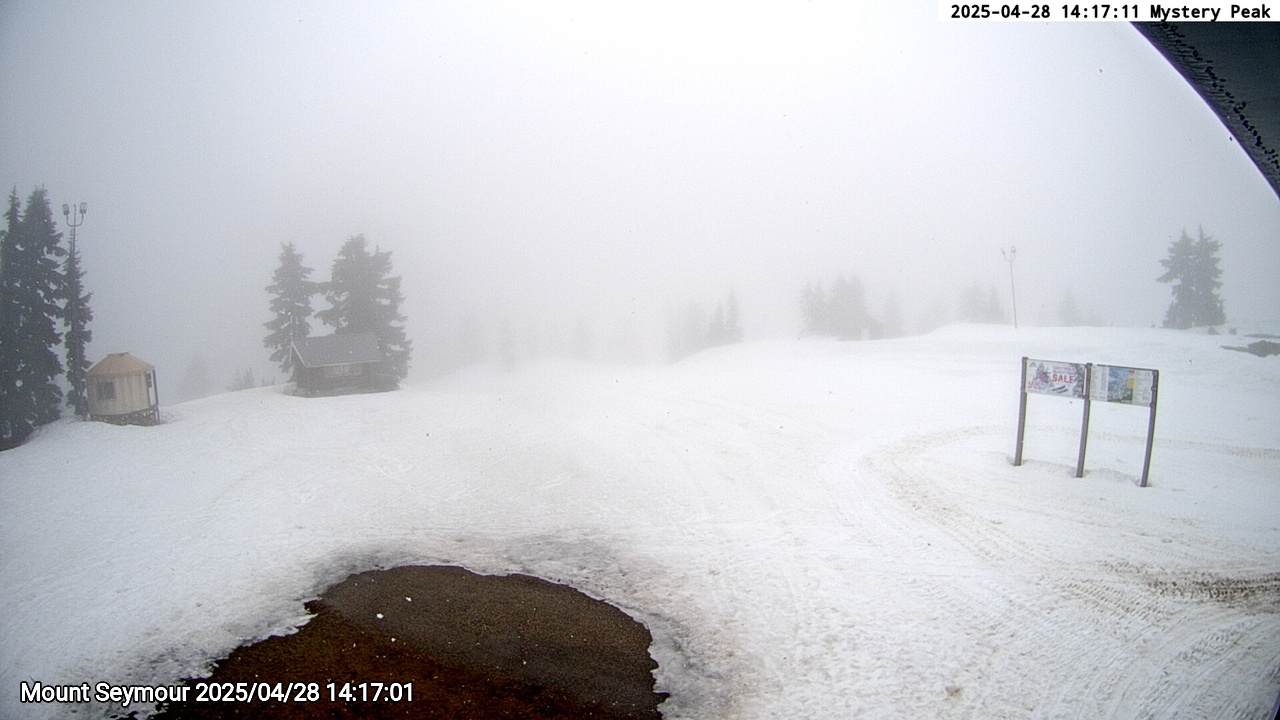 Webcam frame from Mount Seymour on 2025/04/28