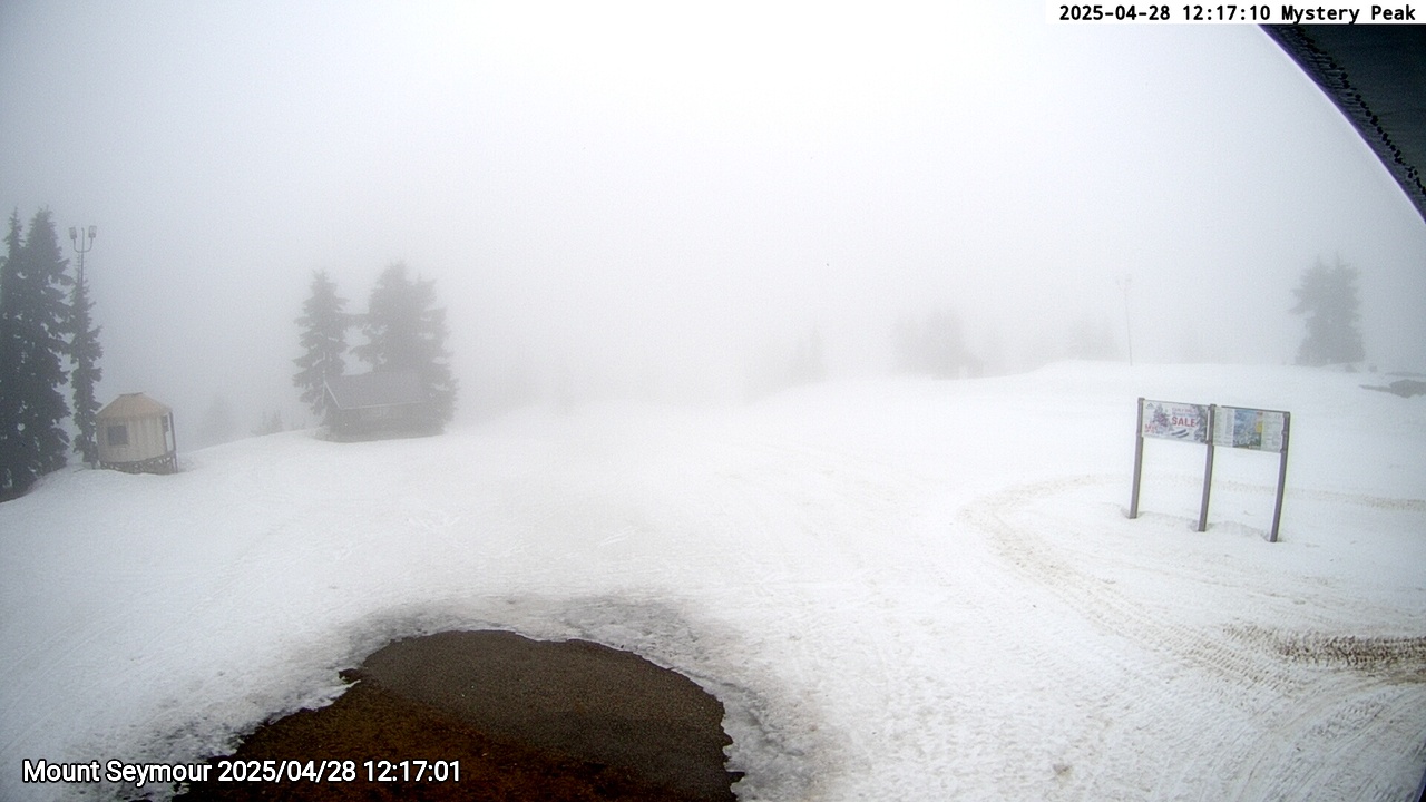 Webcam frame from Mount Seymour at 2025/04/28 12:00