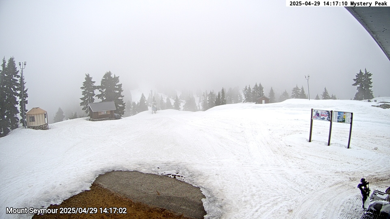 Webcam frame from Mount Seymour on 2025/04/29
