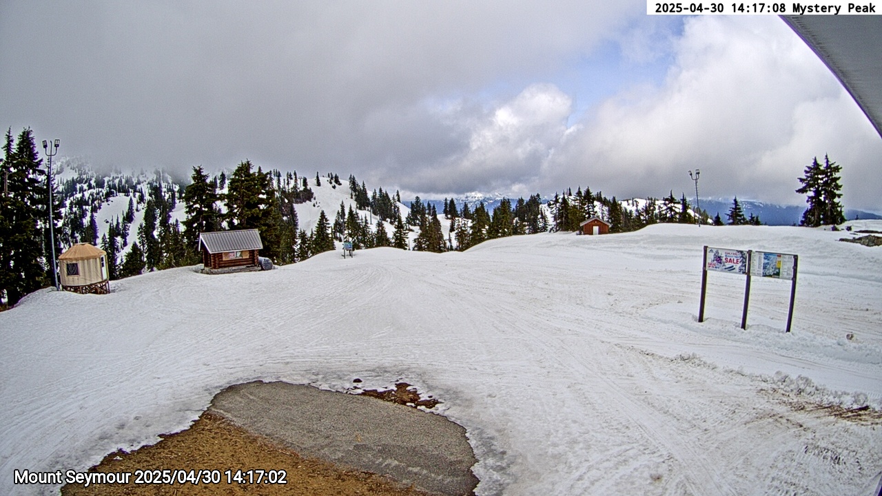 Webcam frame from Mount Seymour on 2025/04/30