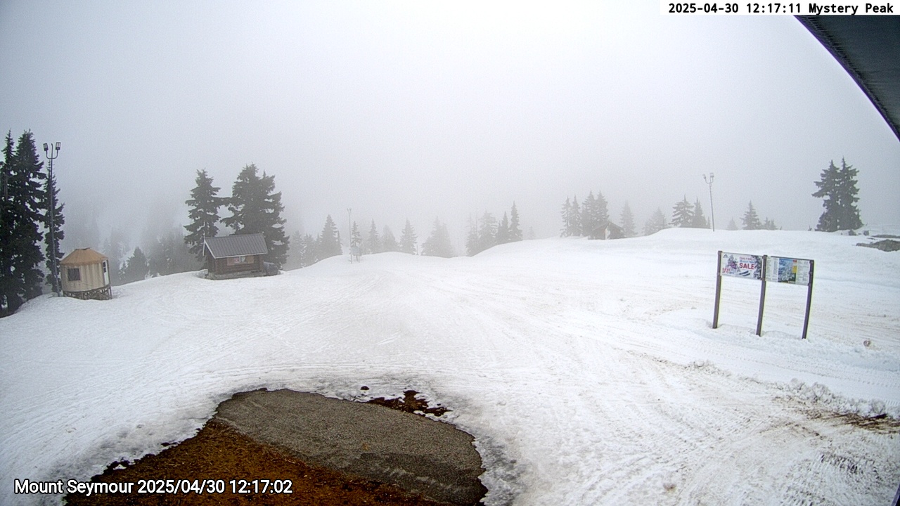 Webcam frame from Mount Seymour at 2025/04/30 12:00
