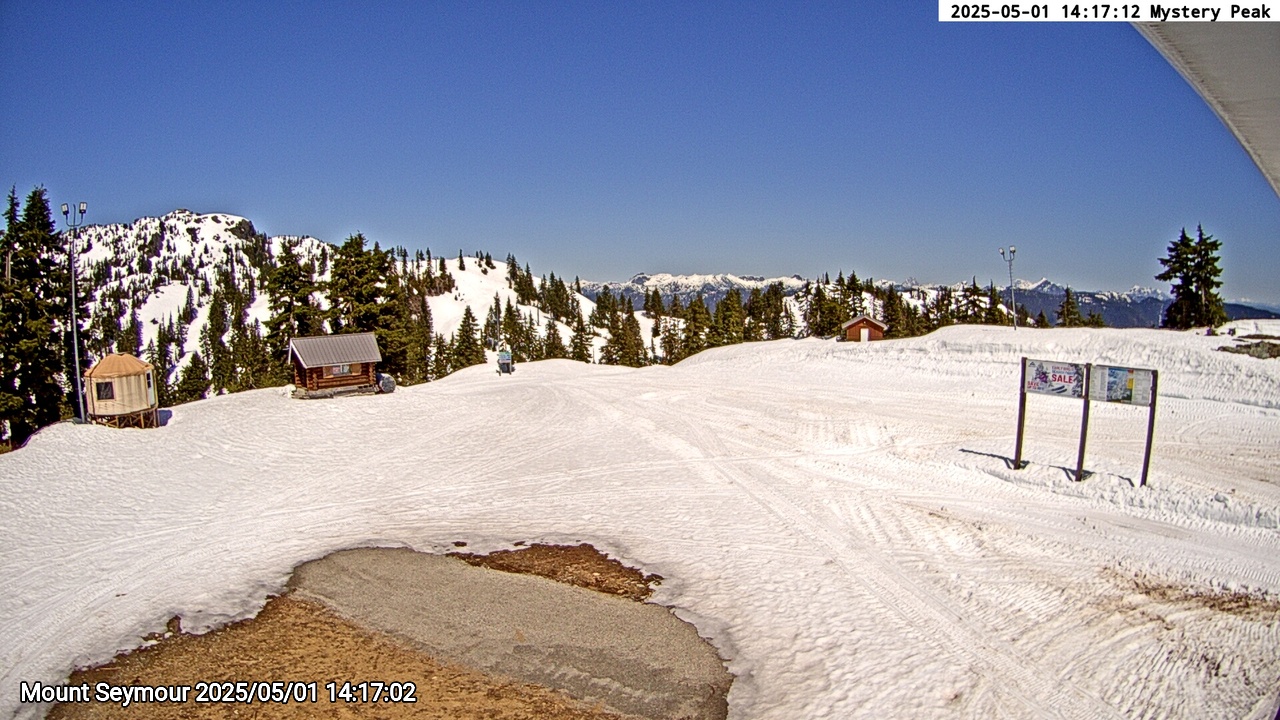 Webcam frame from Mount Seymour on 2025/05/01