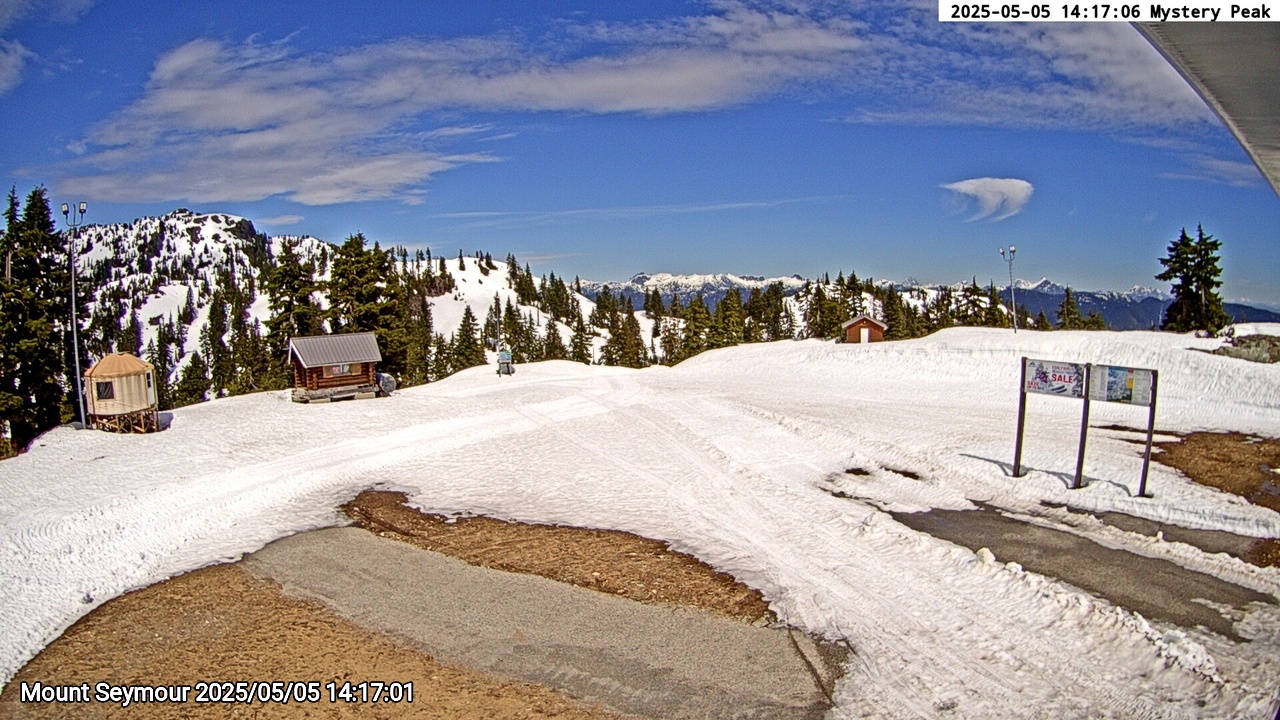 Webcam frame from Mount Seymour on 2025/05/05