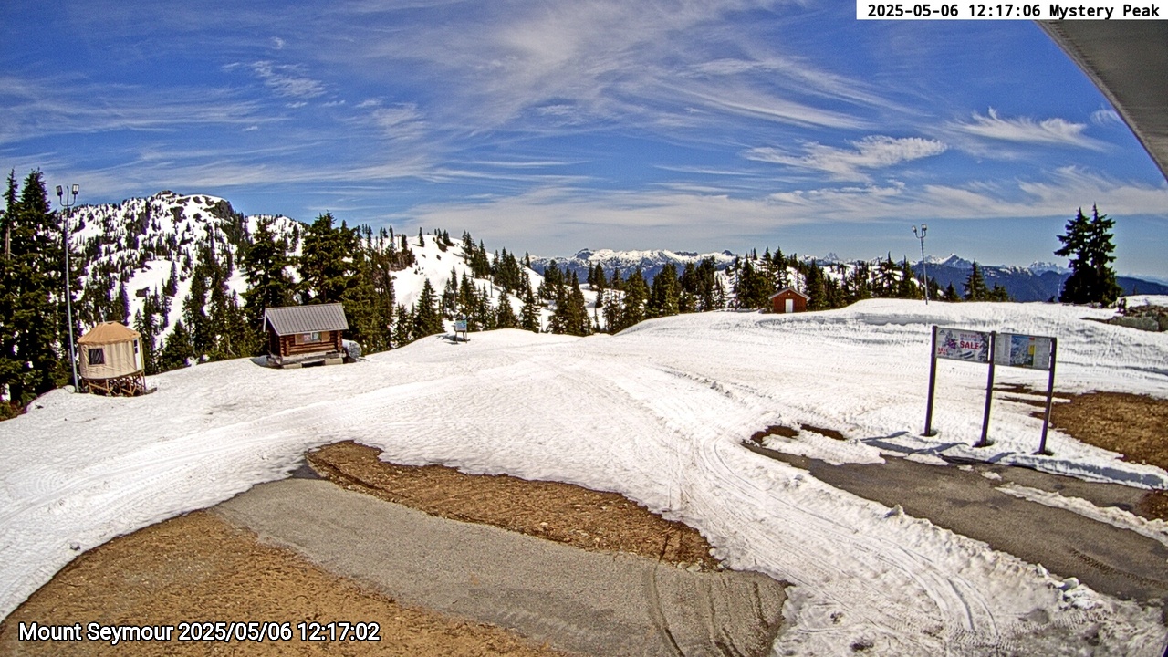 Webcam frame from Mount Seymour at 2025/05/06 12:00