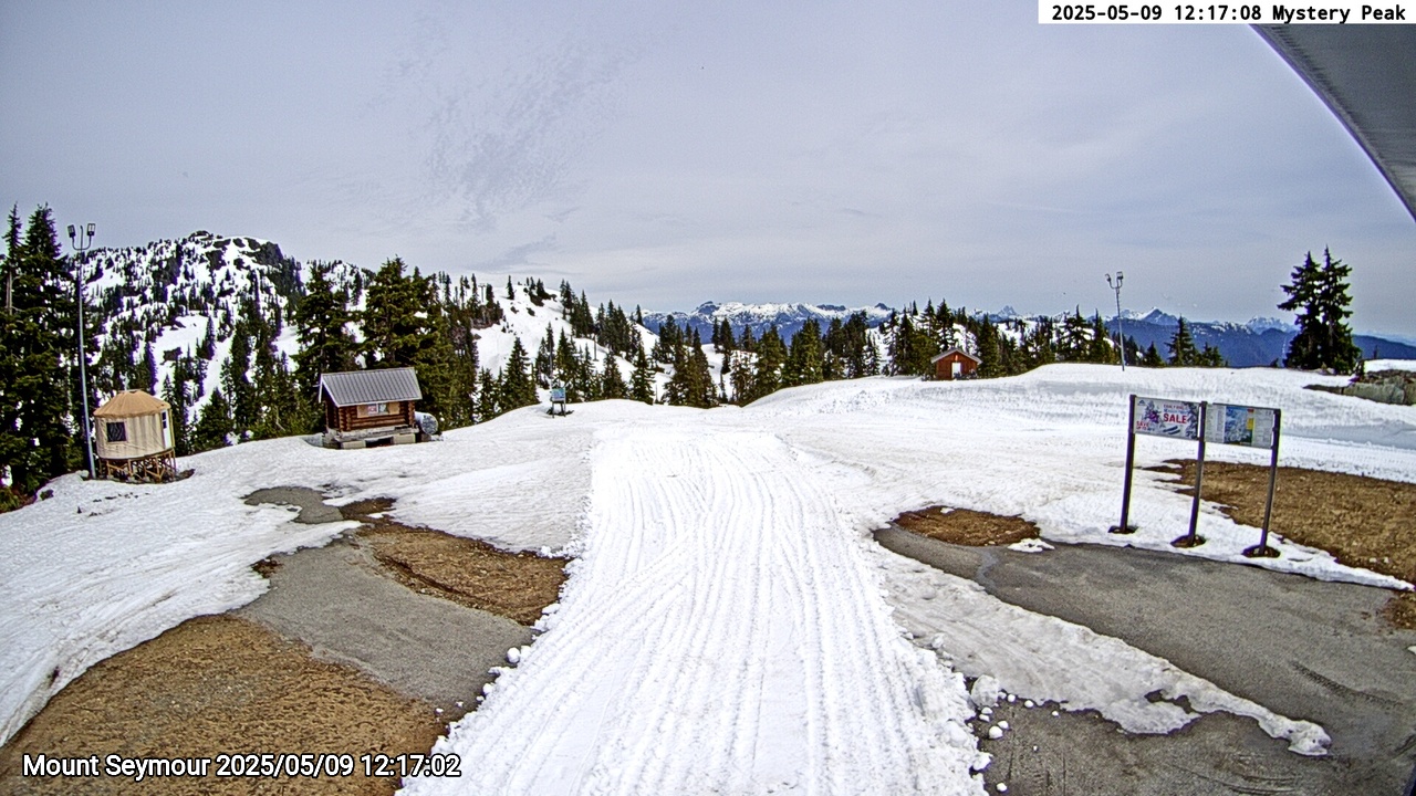 Webcam frame from Mount Seymour at 2025/05/09 12:00
