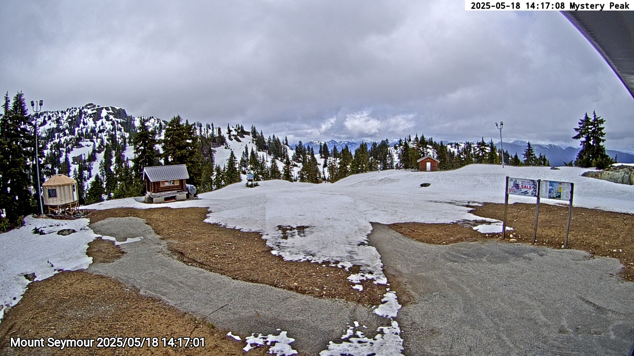 Webcam frame from Mount Seymour on 2025/05/18