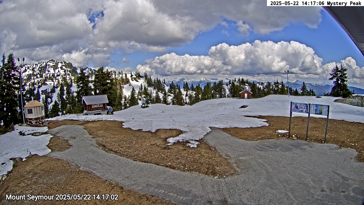 Webcam frame from Mount Seymour on 2025/05/22
