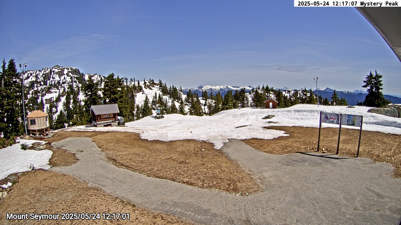 Webcam frame from Mount Seymour at 2025/05/24 12:00