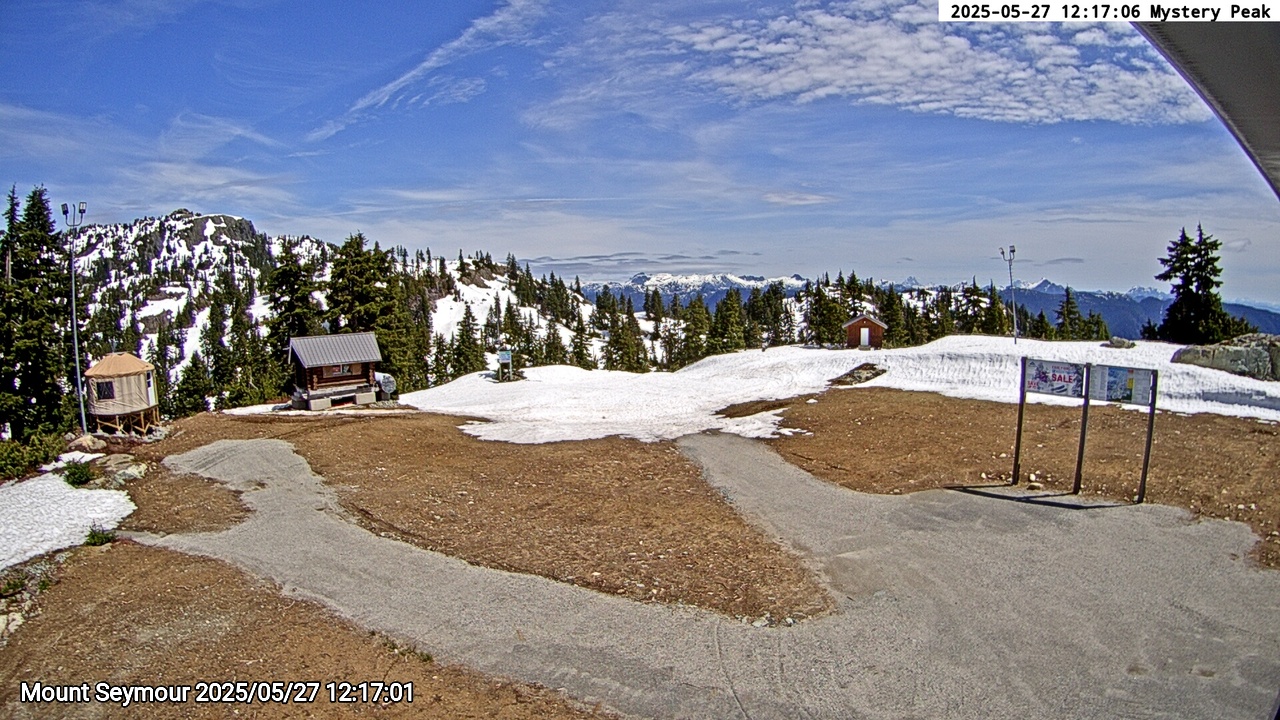 Webcam frame from Mount Seymour at 2025/05/27 12:00