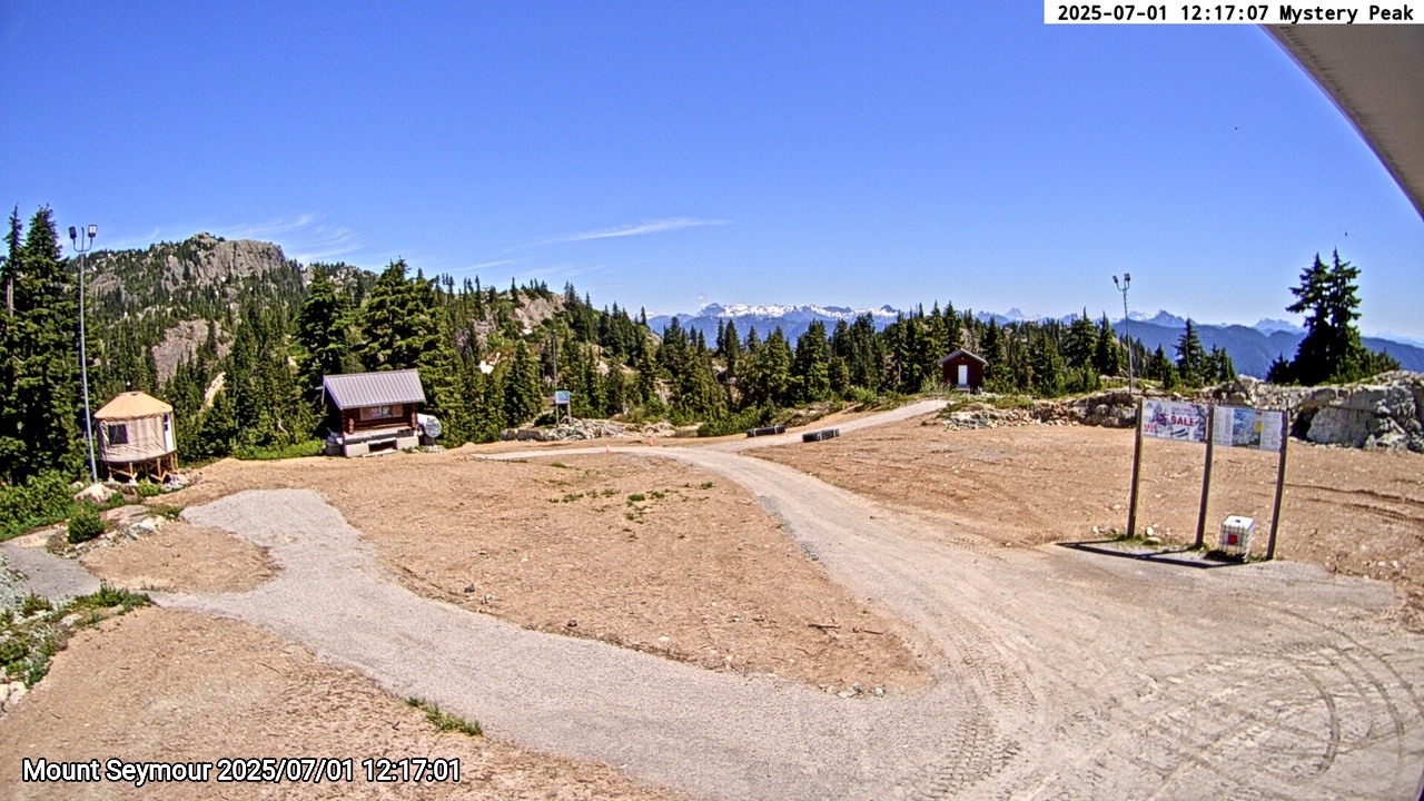 Webcam frame from Mount Seymour at 2025/07/01 12:00