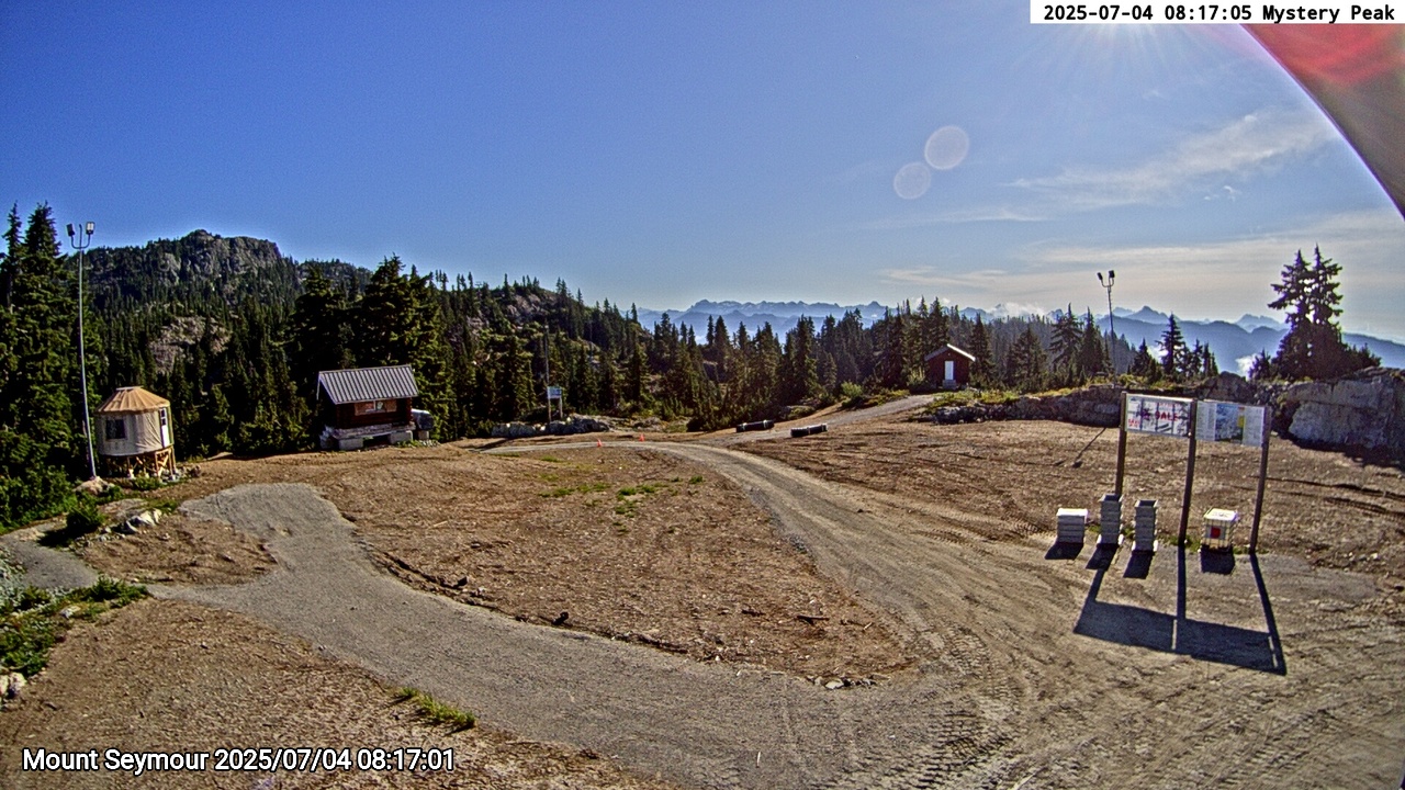 Webcam frame from Mount Seymour on 2025/07/04