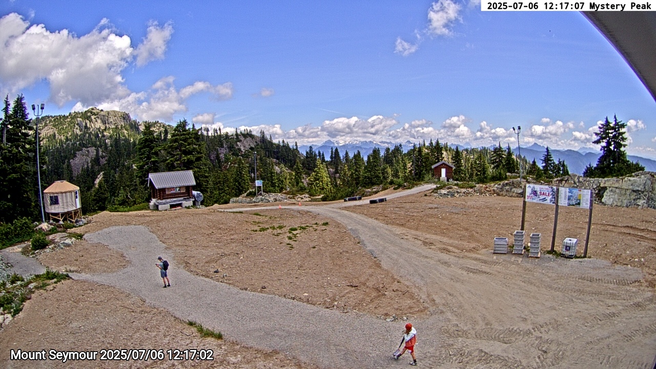 Webcam frame from Mount Seymour at 2025/07/06 12:00