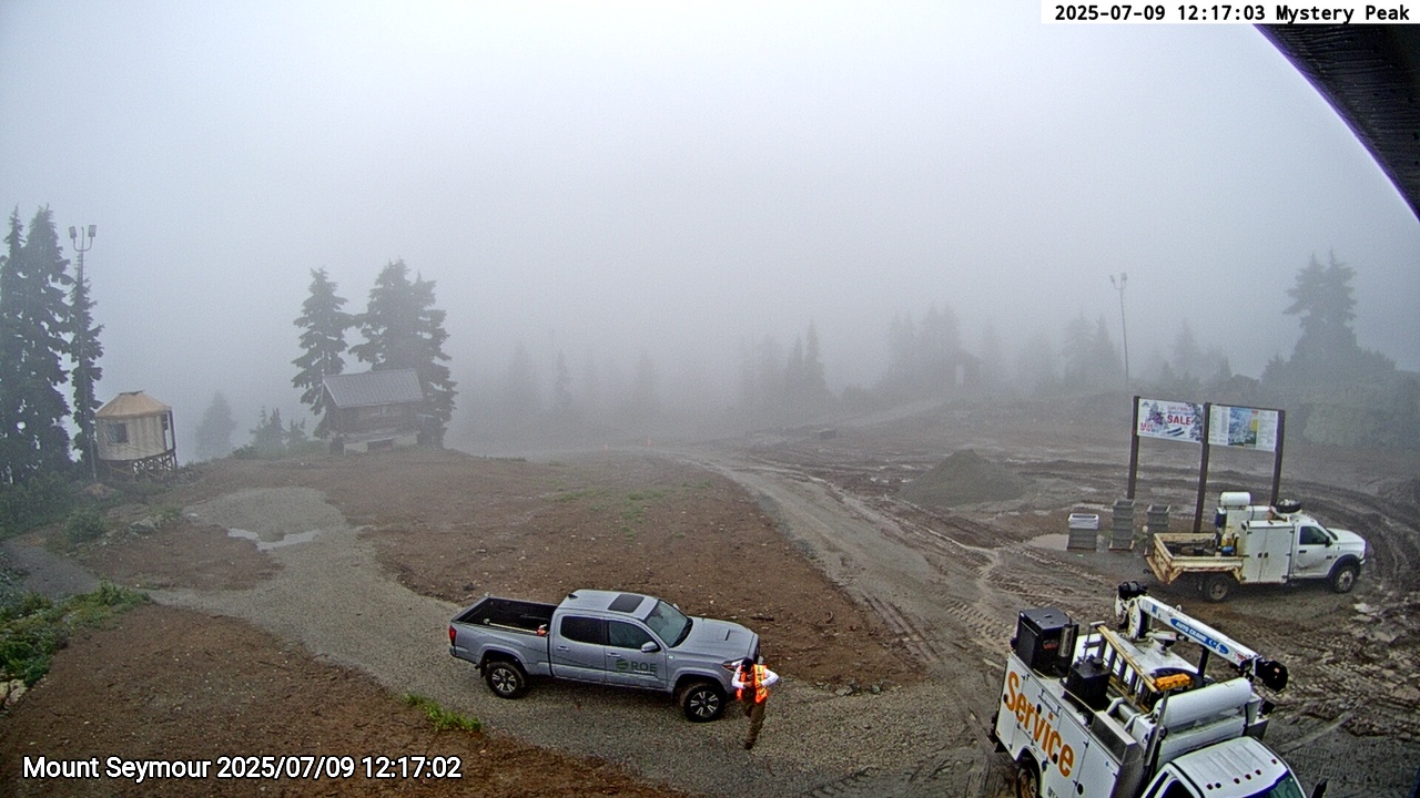 Webcam frame from Mount Seymour at 2025/07/09 12:00