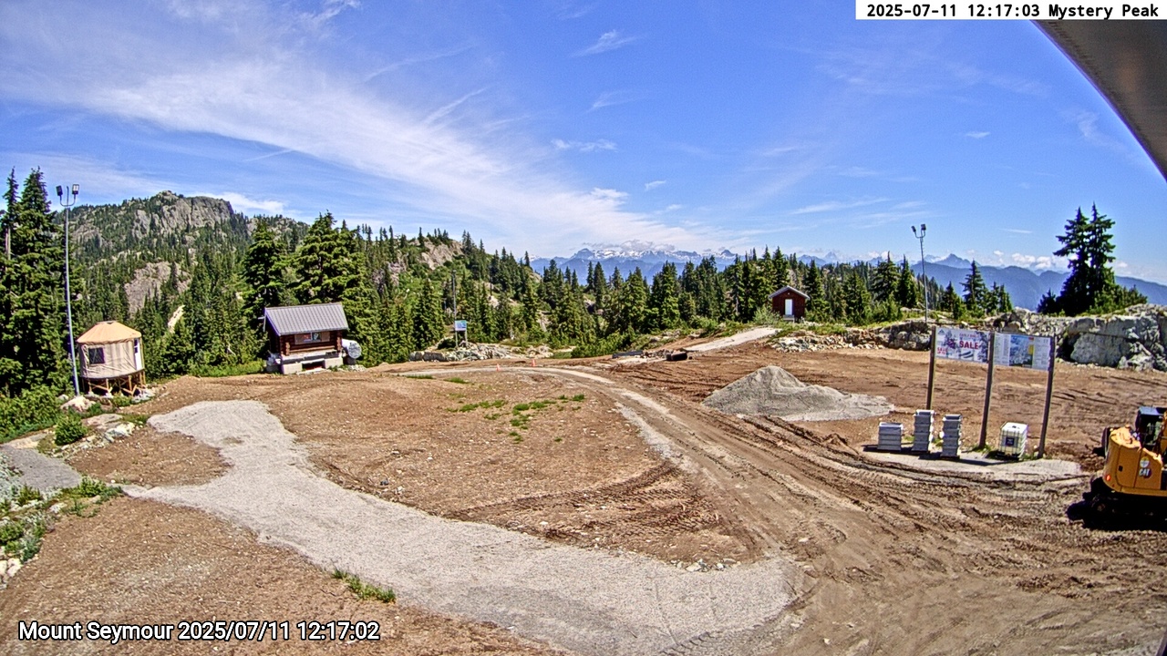 Webcam frame from Mount Seymour at 2025/07/11 12:00