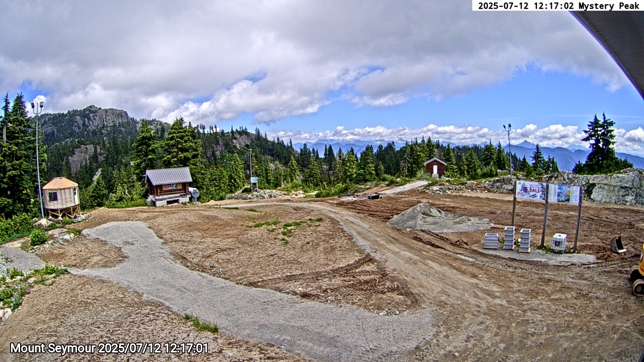 Webcam frame from Mount Seymour at 2025/07/12 12:00