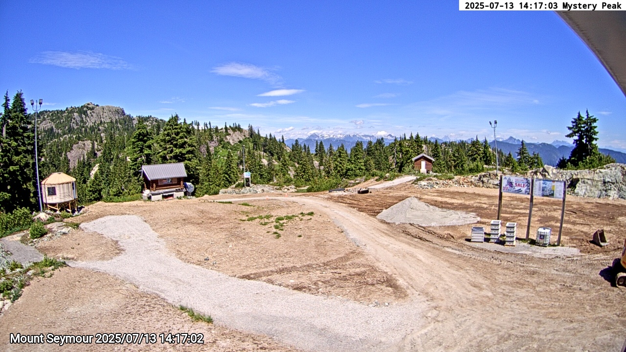 Webcam frame from Mount Seymour on 2025/07/13