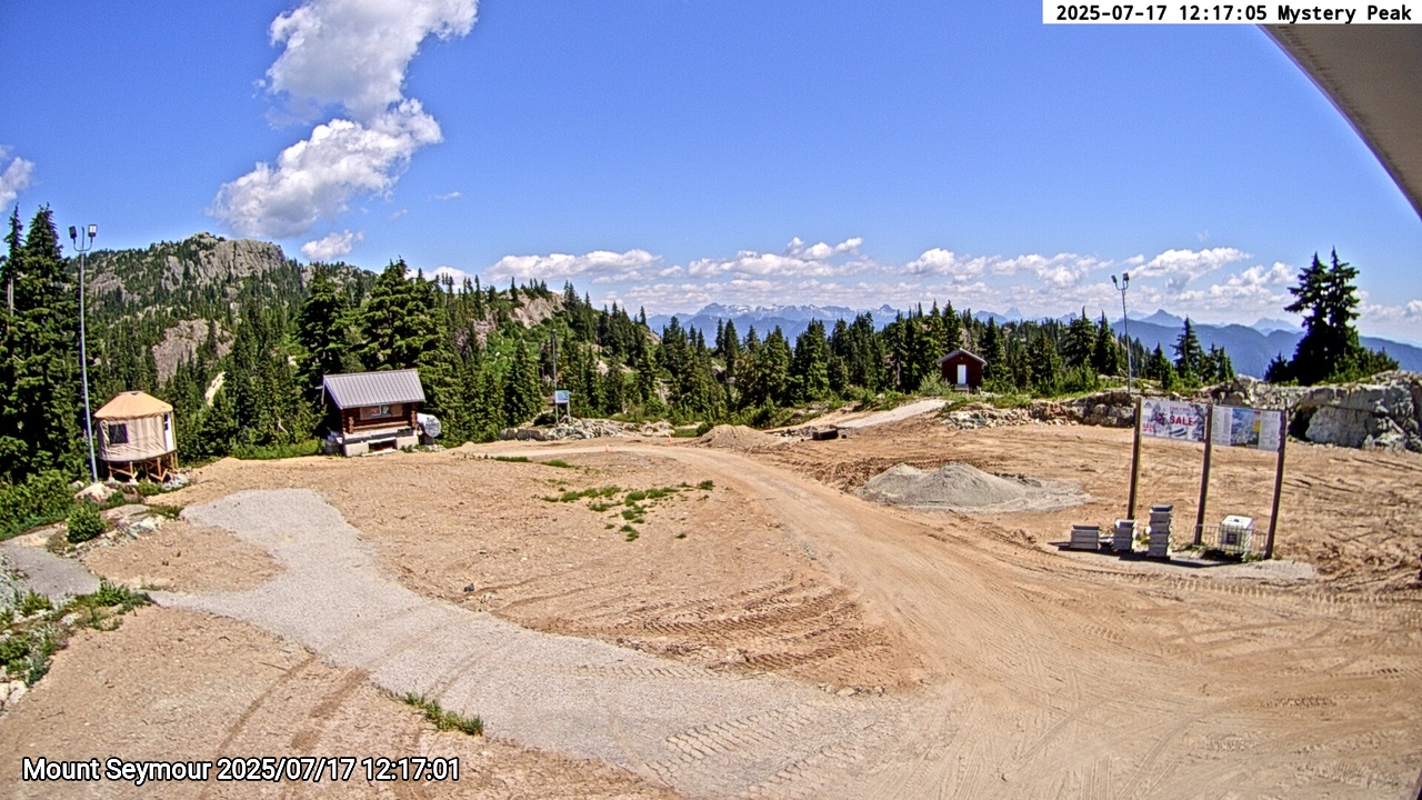 Webcam frame from Mount Seymour at 2025/07/17 12:00