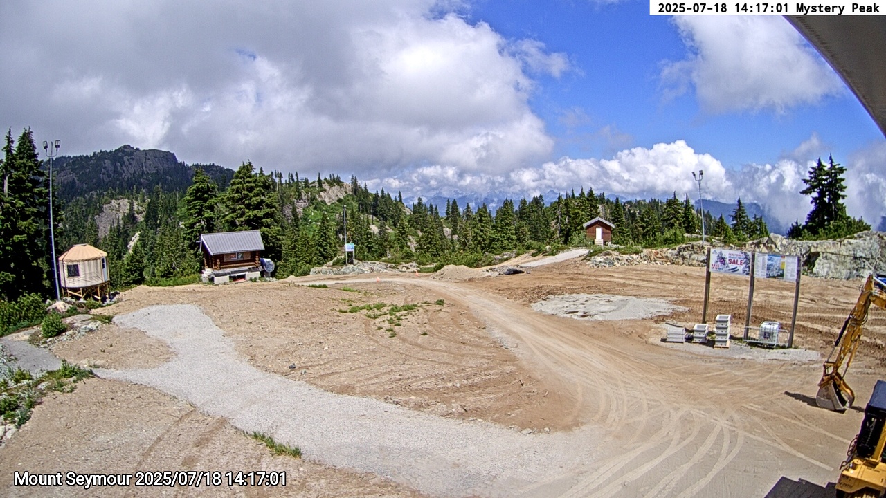 Webcam frame from Mount Seymour on 2025/07/18