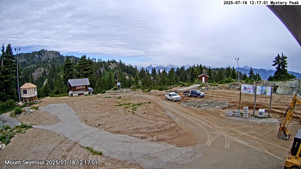 Webcam frame from Mount Seymour at 2025/07/18 12:00