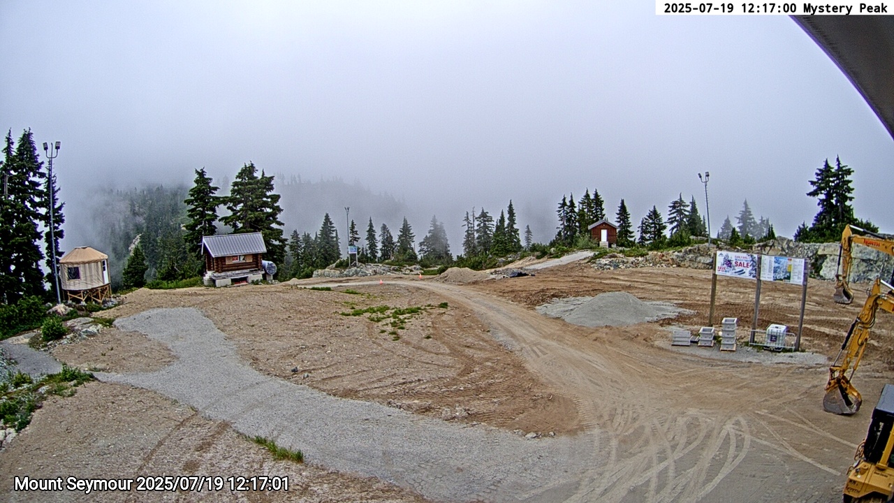 Webcam frame from Mount Seymour at 2025/07/19 12:00