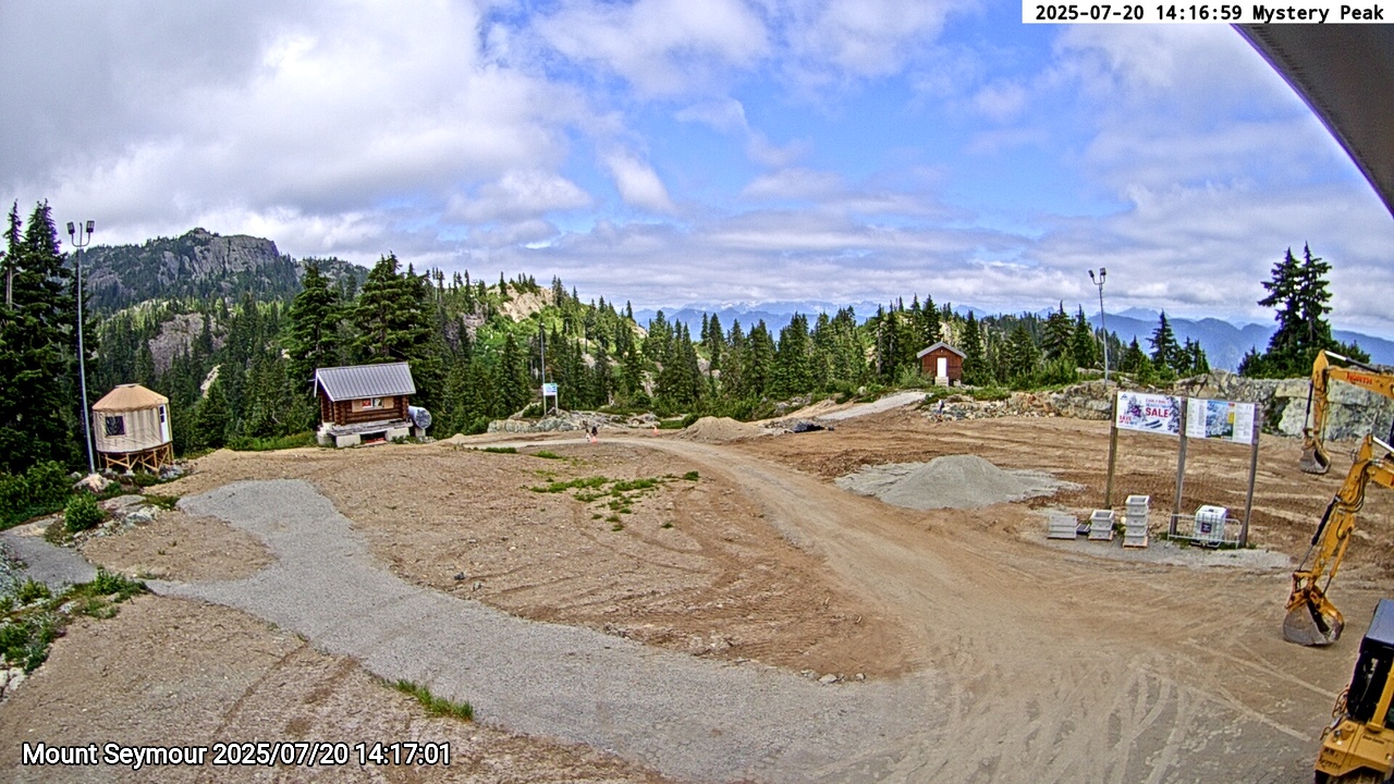 Webcam frame from Mount Seymour on 2025/07/20