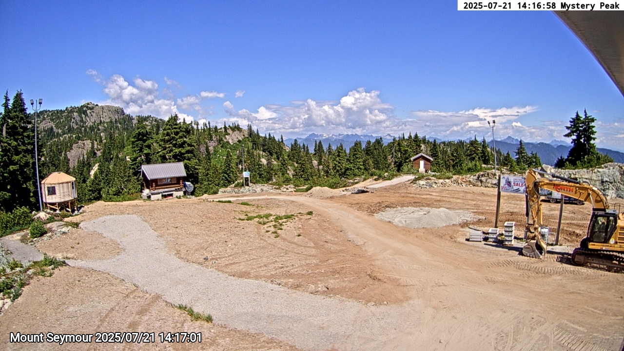 Webcam frame from Mount Seymour on 2025/07/21