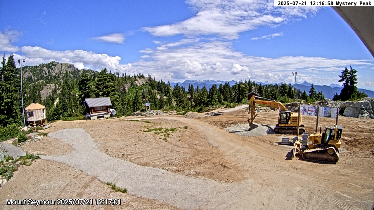 Webcam frame from Mount Seymour at 2025/07/21 12:00