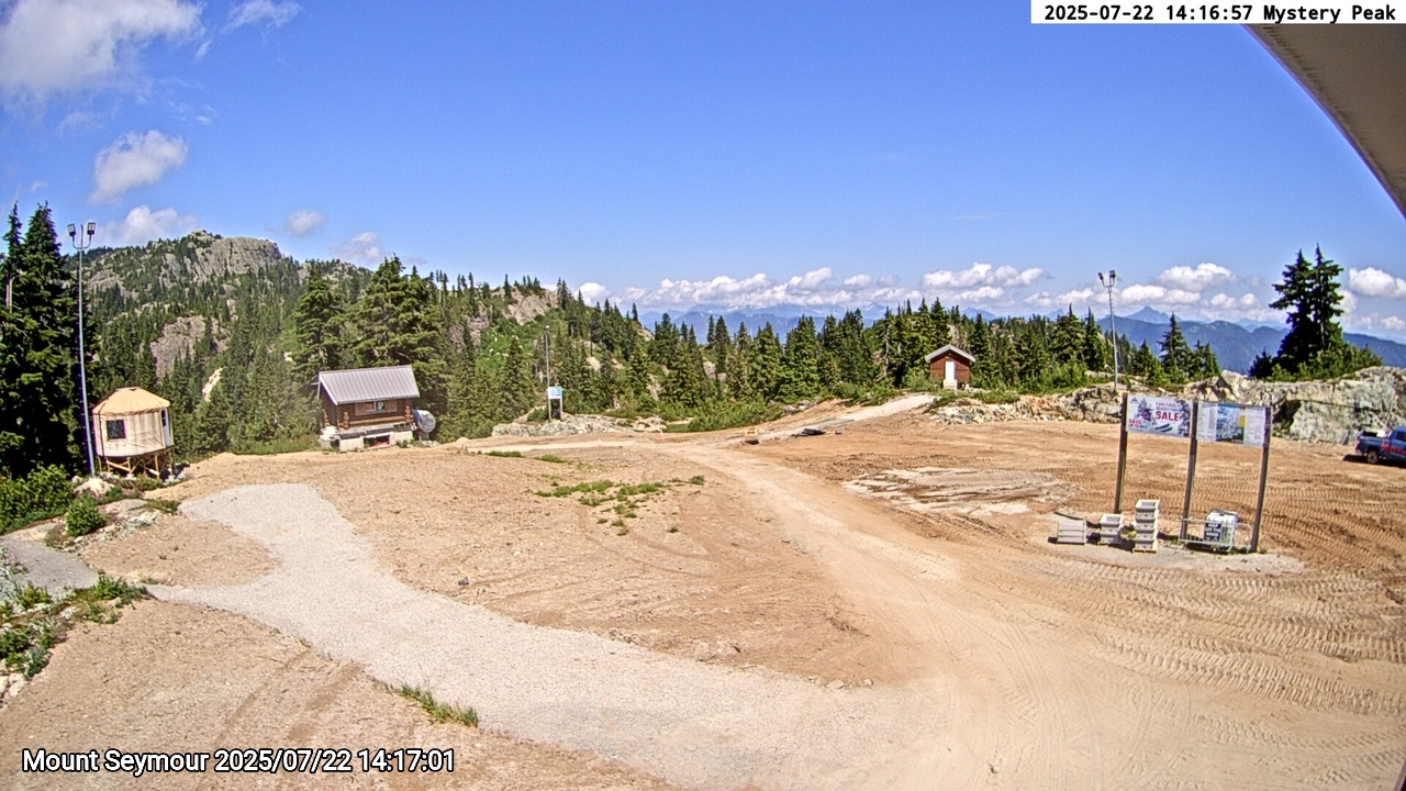 Webcam frame from Mount Seymour on 2025/07/22