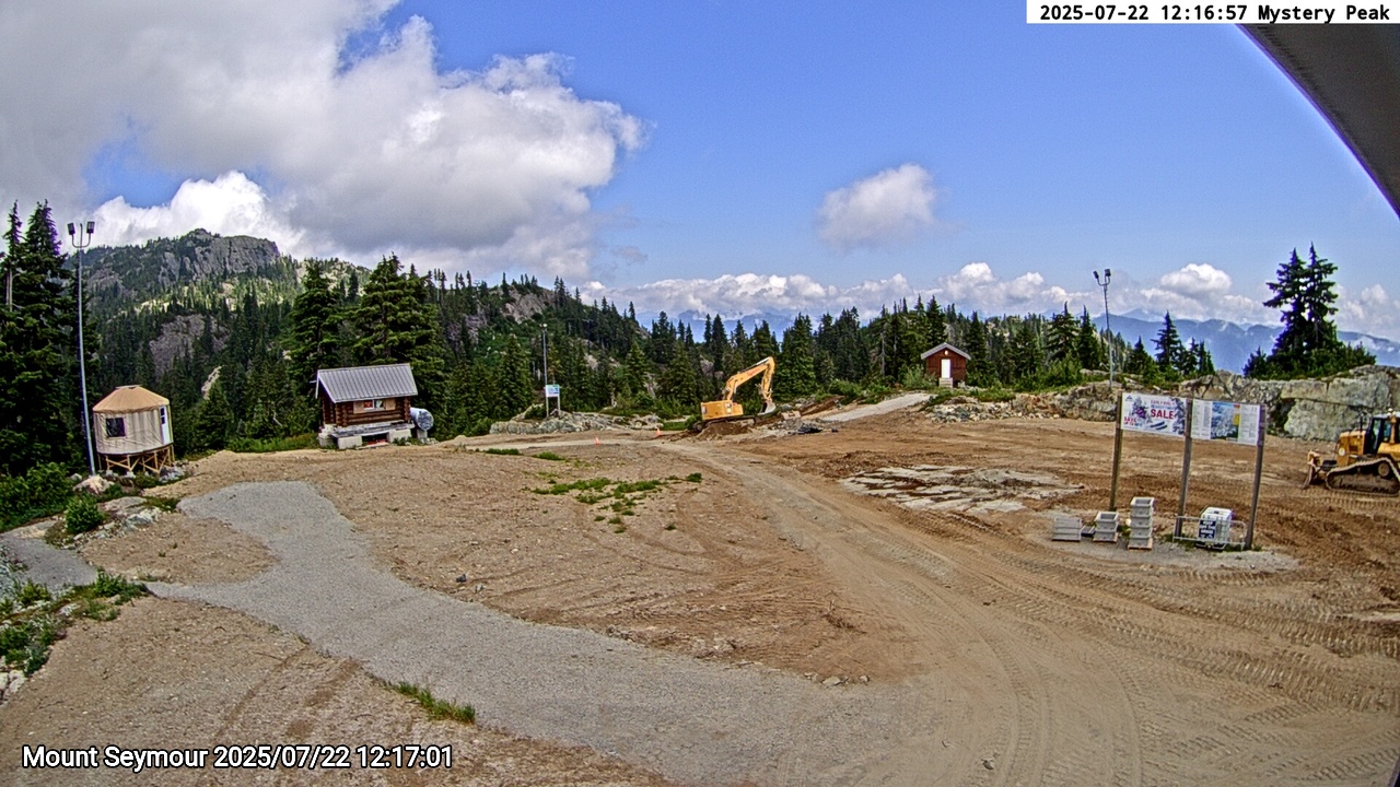 Webcam frame from Mount Seymour at 2025/07/22 12:00