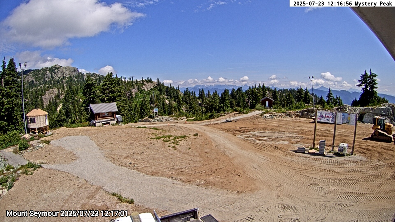 Webcam frame from Mount Seymour at 2025/07/23 12:00