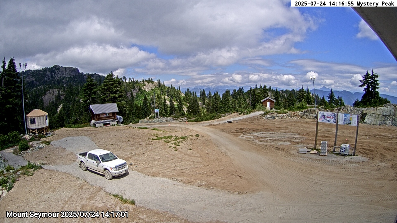 Webcam frame from Mount Seymour on 2025/07/24