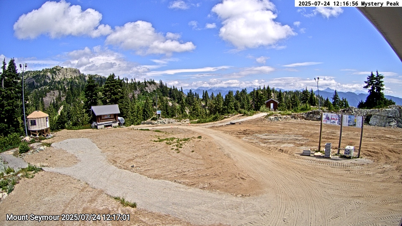 Webcam frame from Mount Seymour at 2025/07/24 12:00